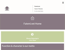 Tablet Screenshot of fatemi.net